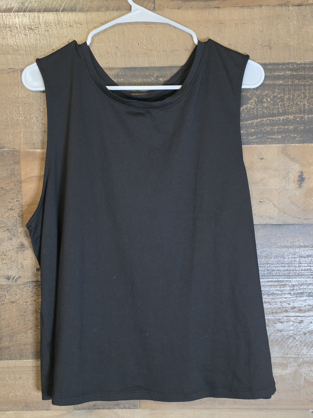 Yogalicious Black Crewneck Muscle Tank